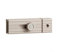 Cerradura automática luminosa del pestillo de la puerta de aleación de zinc (gris oscuro)