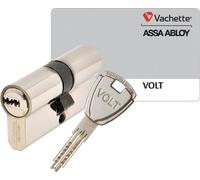 Cerradura cilíndrica VACHETTE Volt – Para puertas exteriores/de entrada – 6 pines, 4 llaves operables – 30 x 40 mm