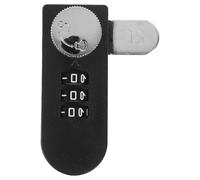 Cerradura Codificada para Cajón y Archivador, Contraseña | Diseño Antirrobo sin Llave, Superficie Lisa sin Rebabas, Plástico y Aleación, Negro, para Buzón