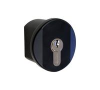 Cisa Cerradura con pomo fijo con llave antipánico Negro 1.07078.35.0