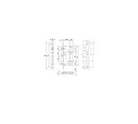 Cerradura cortafuego de gama arquitectura 2UB0F para puertas de madera, con función antipánico y dispositivo de seguridad, picaporte silencioso reversible, frente redondeado, entrada de 60mm, acabado acero inoxidable