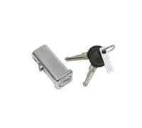 Cerradura, de acero con 2 llaves