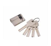Cerradura De Barril De Puerta Latón forma de calabaza media sección cerradura núcleo 45 55MM montaje puerta vidrio un solo lado(Gold)