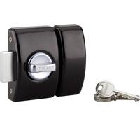 Cerradura de botón, modelo 5, para puerta principal, cilindro de 45 mm, acero, con 3 llaves, color - THIRARD
