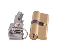 Cerradura de cilindro europeo, núcleo de cerradura AB de cobre puro, 65/70 Mm, entrada antirrobo, puerta de latón, cerradura única, 2 uds., 70mm, 35-35(2pcs 70mm(30-40))