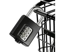 Cerradura De Combinación - Candado De Seguridad Digital Impermeable Negro, Dispositivo De Bloqueo Antirrobo Portátil, Cerradura Para Exteriores De Alta Resistencia | Cerraduras De Seguridad