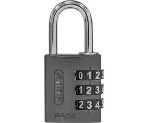 Cerradura de combinación numérica, aluminio ABUS, con código ajustable, 144/30, UE 6 unid.