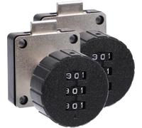 Cerradura de Combinación para Cajón Negro 2 Piezas