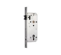 Cerradura de embutir para puertas, Caja de cerradura de perfil de marco de embutir 8550 con cerradura for puertas de madera de 35-50 mm en multicolor(Grey-85mm)