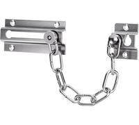 Cerradura de empotrar, cadena de seguridad para puertas de acero inoxidable, robusta, antirrobo, con apertura limitada, cerradura de seguridad