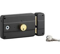 Cerradura de empotrar con presión – Horizontal – Eje de 60 mm – Perno recto – thirard