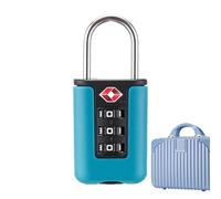 Cerradura de equipaje aprobada - Mini cerradura de combinación de 25 g, dispositivo de bloqueo de viaje | Juego de cerraduras de dígitos con diales de fácil lectura, mochila maleta para