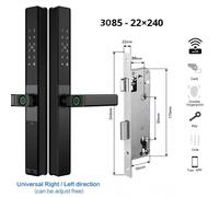 Cerradura de huella dactilar - Cerradura inteligente para puertas - Cerradura electrónica - Cerradura de pomo - Resistente al agua, grado IP67