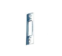 Cerradura de mortaja de placa de huelga corta, pestillo de puerta universal, cerradura de placa de huelga de aleación de aluminio, piezas de repuesto para puerta - 66x15.9 mm