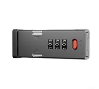 Cerradura de perno con contraseña de 90 grados para puertas correderas de balcón e interiores, taladro de montaje ajustable, soporta configuración temporal y fija (C)