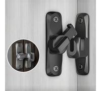 Cerradura de puerta abatible de 90/180 grados, pestillo de puerta corredera de seguridad para el hogar, pestillos de puerta pequeños, Hardware, cerradura antirrobo, pernos de puerta de aleación de Bla