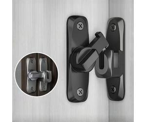 Cerradura de puerta abatible de 90/180 grados, pestillo de puerta corredera de seguridad para el hogar, pestillos de puerta pequeños, Hardware, cerradura antirrobo, pernos de puerta de aleación de Bla