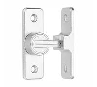 Cerradura de puerta corrediza resistente de aleación de zinc color arena, pestillo de puerta abatible de 90 grados, cerradura de seguridad para granero, baño, garaje, cobertizo, armarios, puerta de