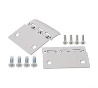 Cerradura de puerta de acción abatible para Prime-Line U 9888, pestillo de puerta reversible de privacidad en blanco, perno de acero para seguridad de puerta interna, cerradura segura para niños