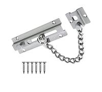 Cerradura de puerta de seguridad antirrobo Cadena cerradura de puerta pesada cadena de puerta antivo,para Puerta Interior Seguridad En Casa Candado de llave