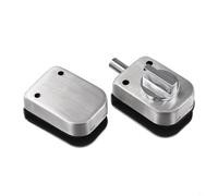 Cerradura de puerta de vidrio de acero inoxidable para uso residencial y de oficina, se adapta a puertas correderas o batientes de vidrio templado de 8 mm a 12 mm
