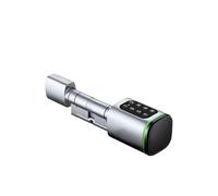 Cerradura de puerta Digital inteligente for Tuya, cerrojo de mortaja con 2 vías, longitud de cilindro ajustable, huella dactilar, contraseña, llave de aplicación, desbloqueo de tarjeta IC(30 and 30)