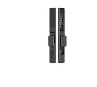Cerradura de puerta inteligente, Cerradura de puerta de aleación de aluminio for el hogar, cerradura electrónica con contraseña de ojo de gato, puente roto impermeable de aluminio(TT)