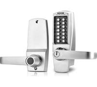 Cerradura de puerta mecánica sin teclado, con 14 llaves. Cerradura de puerta mecánica con llave