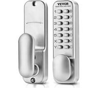 Cerradura de puerta mecánica sin teclado, con 14 teclas, tipo pomo, para uso doméstico