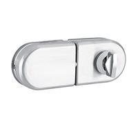Cerradura de Seguridad Cerradura de Puerta de Cristal Unilateral Abierta Solo del Semicírculo de 10~12mm Cerradura Puerta Cristal el Uso Casero del Cuarto de Baño de La Oficina del Hotel