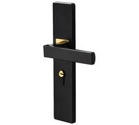 Cerradura de seguridad for puerta de metal con manija dividida, mecánica, con llaves, for entrada de dormitorio y baño