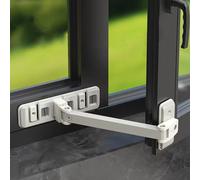 Cerradura de seguridad para ventana del hogar, protección de seguridad para bebés, cerraduras de soporte de límite de puerta corredera, hebilla de ventana ajustable antiapertura y caída