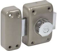 Cerradura de seguridad YALE YV20BTS, marca Knauf, sin cilindro, de aluminio, nivel de seguridad 6, con acabado niquelado