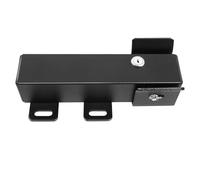 Cerradura eléctrica de 24 V, cerradura eléctrica automática de acero Q235, IP44, resistente a la intemperie, 2 llaves y control de acceso, cable de 5 m, para jardín, villa, puerta doble, color negro