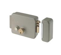 Cerradura eléctrica para aplicar SX C/K y botón galvanizado
