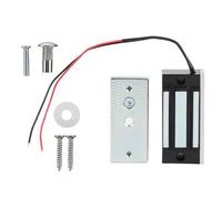 Cerradura electromagnética mini de 24 V CC, cerradura magnética electrónica para puertas, con una fuerza de retención de 60 kg y alimentación por encima del cerrojo, cuerpo de