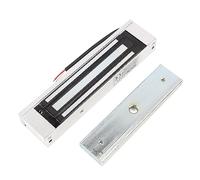 Cerradura Electromagnética Montaje Empotrado, Cerradura de Puerta Magnética, Fuerza de Retención de 396 Lb 180 Kg, Cerradura Magnética Eléctrica Integrada de 24 V, para Puerta de