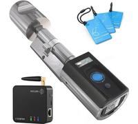 Cerradura electrónica con escáner de huellas dactilares, cerradura inteligente con conexión Wi-Fi y control a través de una aplicación