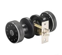 Cerradura electrónica de huellas dactilares para Smart Home Keyless (negro) | Sensor semiconductor, protección anticopia, detección rápida, acceso seguro, diseño moderno