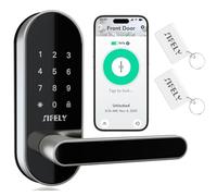 Cerradura electrónica de puerta con teclado de entrada sin llave: cerradura inteligente digital Sifely con código, perilla de puerta eléctrica/manija para puertas delanteras, interiores, exteriores y