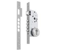CERRADURA EMB.BULONES TESA R100B566C C/RECTO, PINTADA CROMO, ESC/ABIERTO