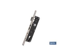 Cerradura embutir gancho d85e33 inox (l.corta)