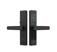 Cerradura inteligente, cerradura electrónica digital, cerradura de puerta de madera para el hogar, huella digital biométrica (22 x 220 5050)