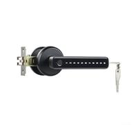 Cerradura inteligente de puerta con huellas dactilares para aplicación Tuya, entrada sin llave a través del teclado de contraseña o cerrojo de aleación de aluminio para puertas de 35 a 50 mm, acabado
