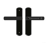 Cerradura inteligente de puerta de huellas dactilares, entrada sin llave con control de aplicación, sistema de seguridad biométrico 5 en 1 para oficina en casa, cerrojo electrónico de aleación de