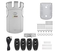 Cerradura inteligente electrónica, cerradura invisible inalámbrica WAFU sin llave con control remoto, cerradura de puerta de control remoto inteligente para el hogar