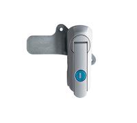 Cerradura mediana AB401-2-2 cromada arena sin llave for armario eléctrico, caja de distribución AB401, interruptor, cerraduras for puertas de equipos, 1 unidad