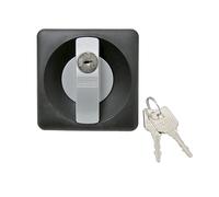 Cerradura para armario universal plástico / acero, incl. 2 llaves