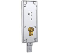 Cerradura para basculante/garaje cilindro de perfil europeo distancia entre ejes 60 mm