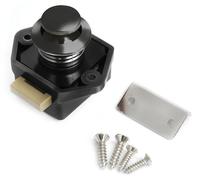 Cerradura para cajón, mecanismo de botón pulsador, amplia compatibilidad, color